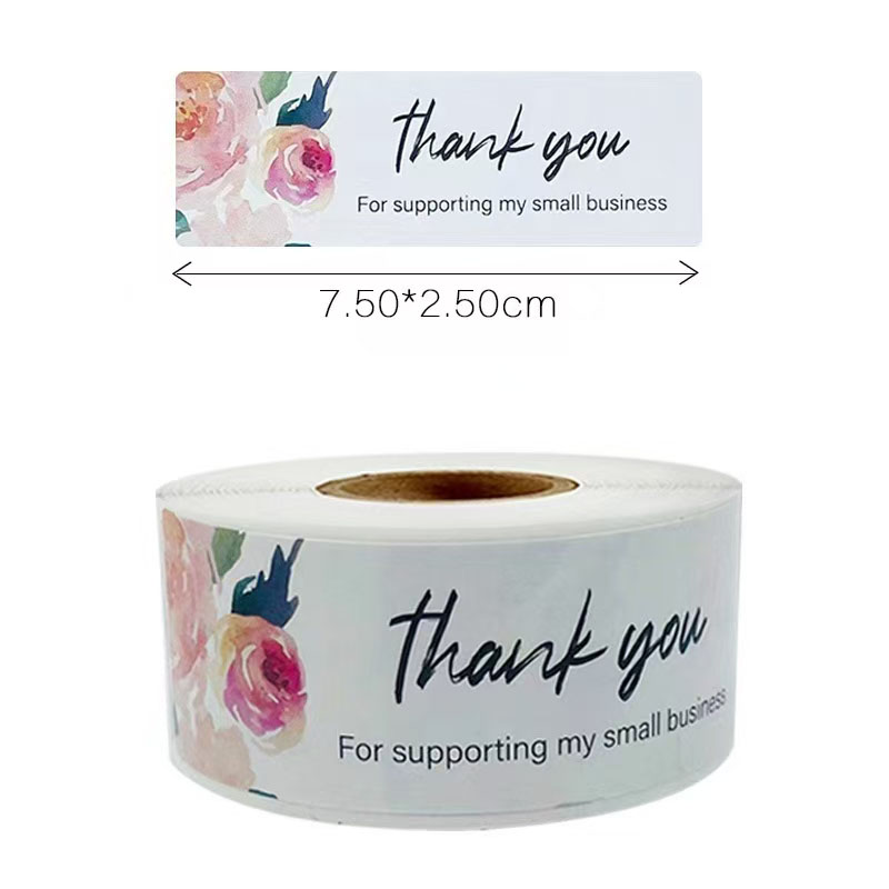 Foreign Trade Business Thank You Stickers Package Decoration Sealing Gift Sticky Notes