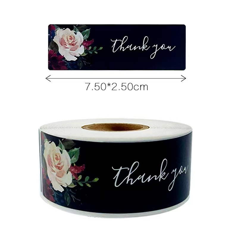 Foreign Trade Business Thank You Stickers Package Decoration Sealing Gift Sticky Notes